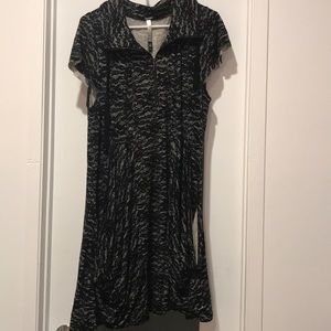 Black and Grey Dress